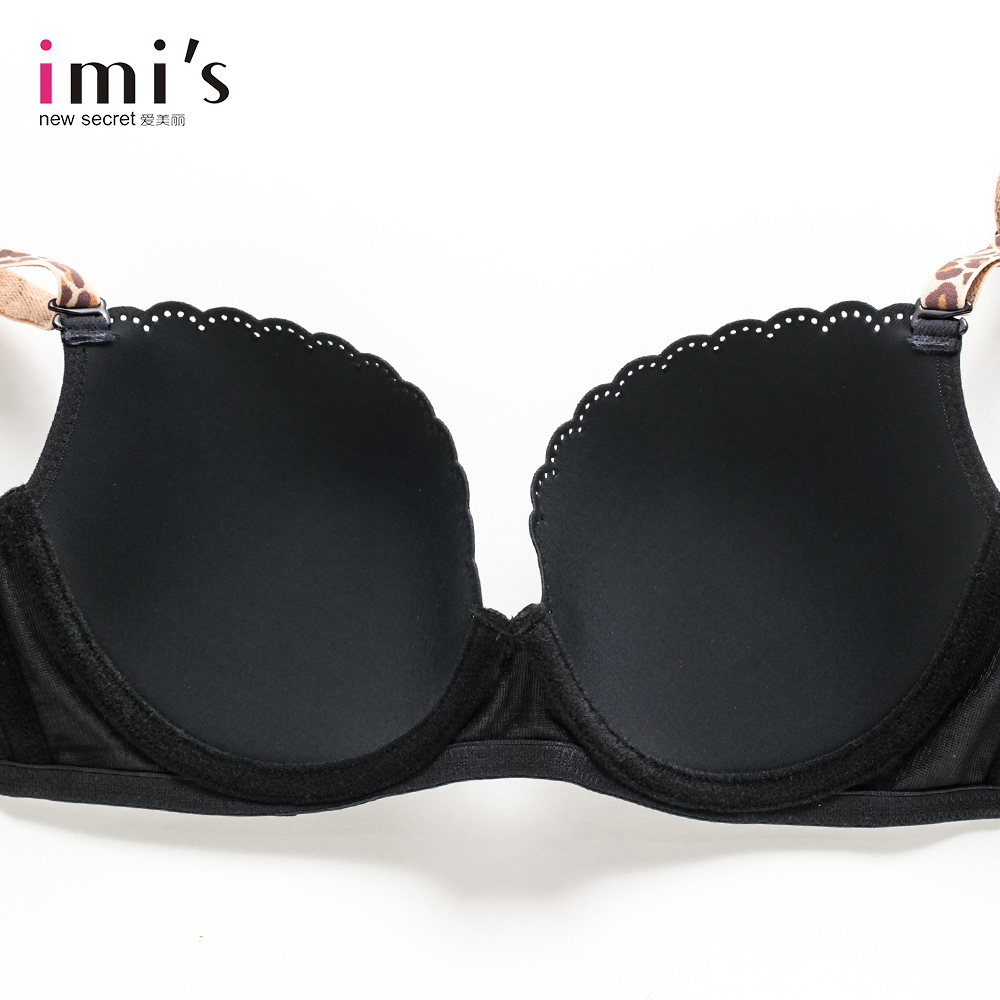 imis爱美丽女士内衣 夏季薄款性感美背胸罩调整型聚拢上托文胸