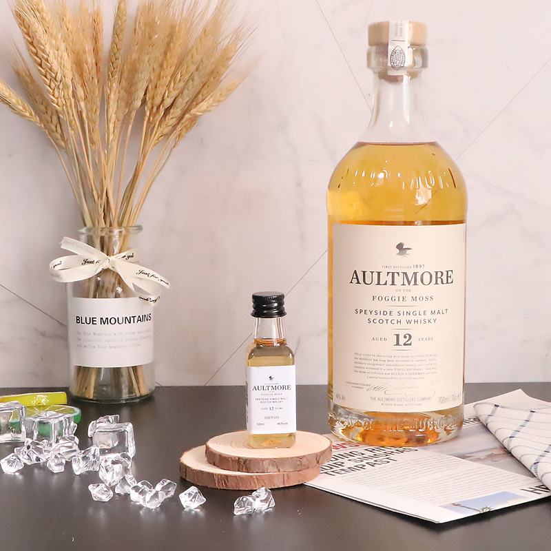 aultmore欧摩12年苏格苏格兰兰斯佩赛单一麦芽威士忌威士忌