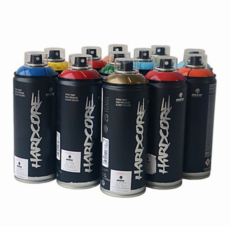 丙烯颜料西班牙猛涂喷罐mtn光亮喷雾涂鸦墙绘丙烯颜料