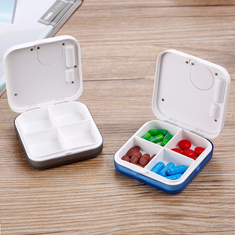 吃药提醒药盒智能电子神器老人一周便携随身药盒