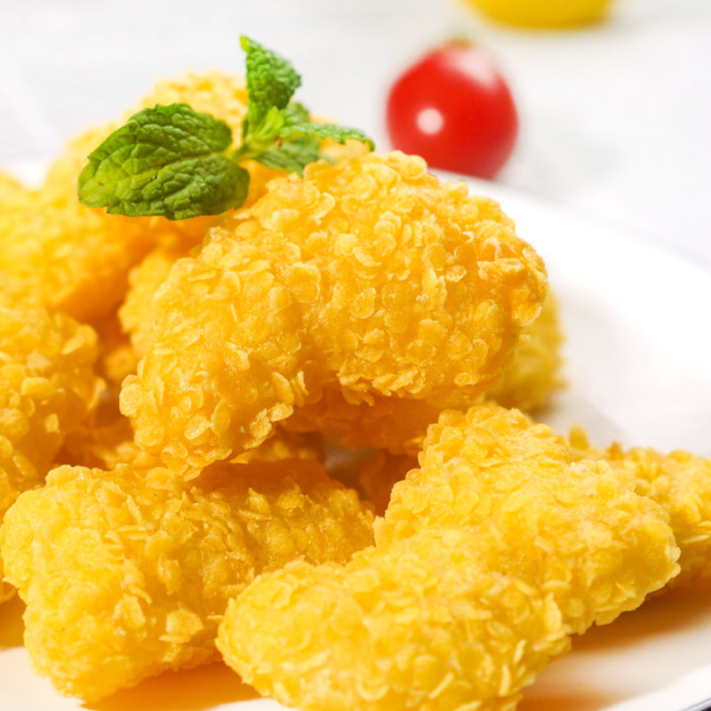 惠发玉米布丁冷冻油炸半成品早餐零食小吃空气包点