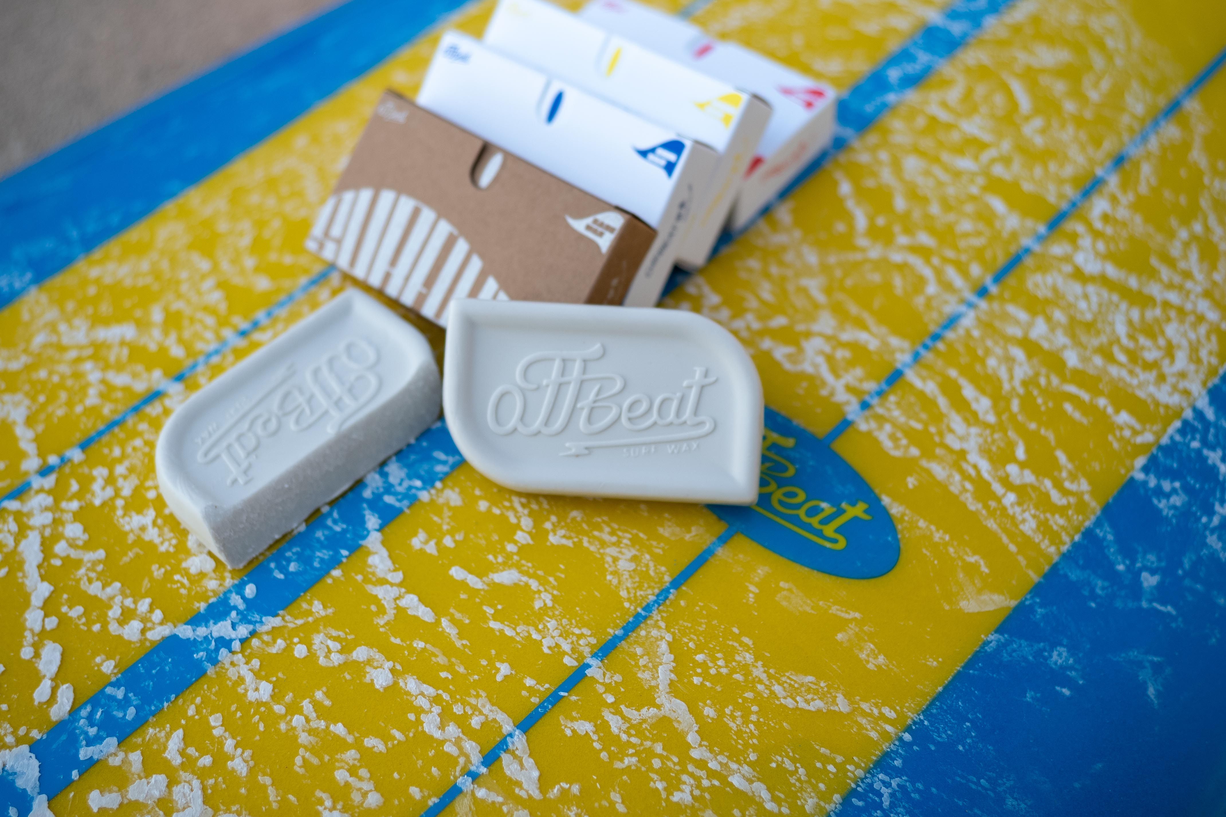 offbeat冲浪防滑蜡超粘耐磨不磨皮肤跟脚环保对海洋无伤害