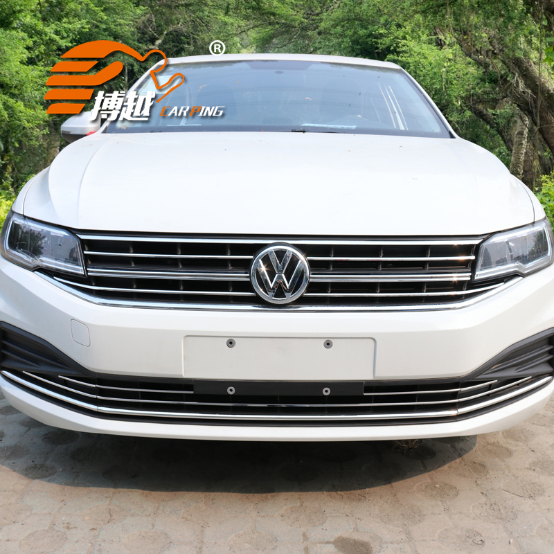 宝来改装专用大众2021款中网前脸亮条新宝来饰条车身