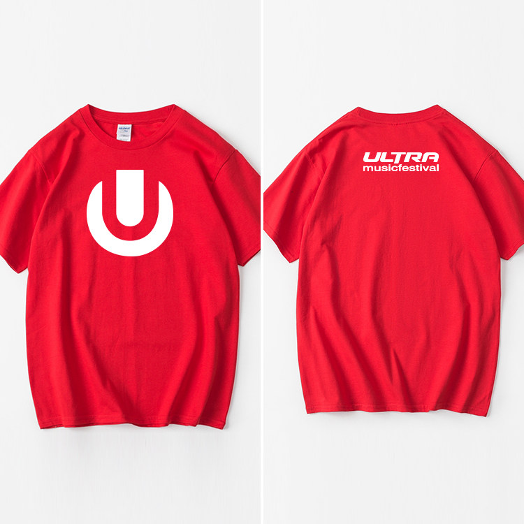 umfultramusicfestival电音音节百大dj音乐节短袖t恤