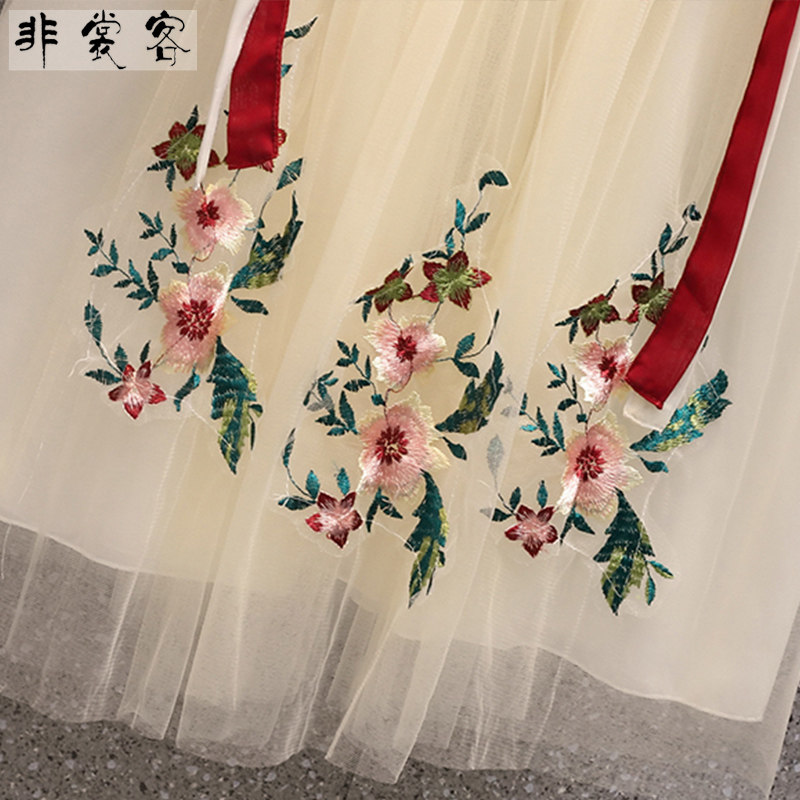 大码古装小个子神明少女汉服飘带仙气飘逸古风汉服