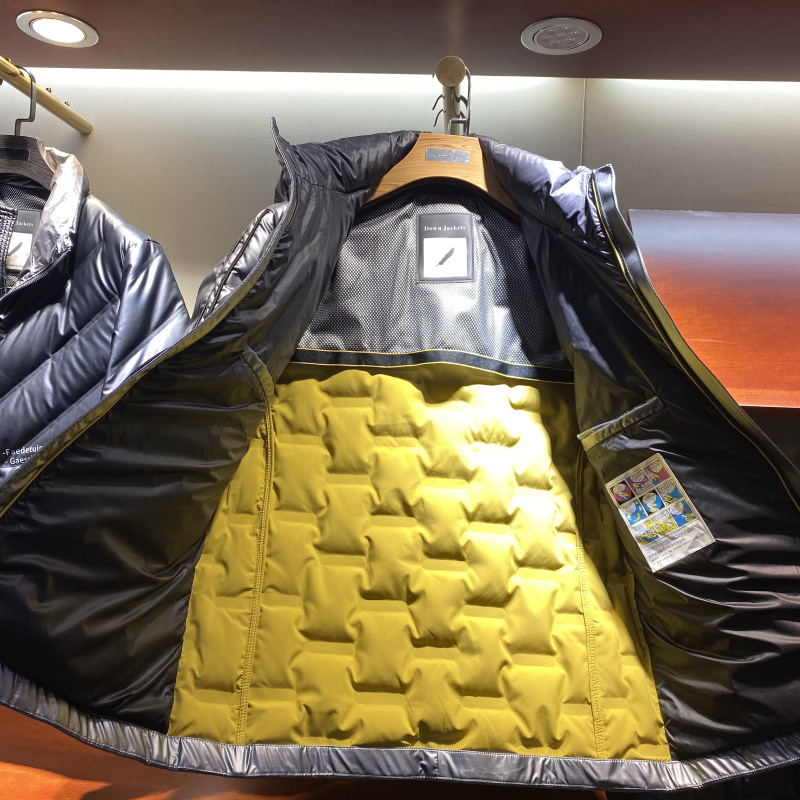 绝不跑绒！哑光涂层！无缝压胶！科技锁温！男士秋冬羽绒服T4782