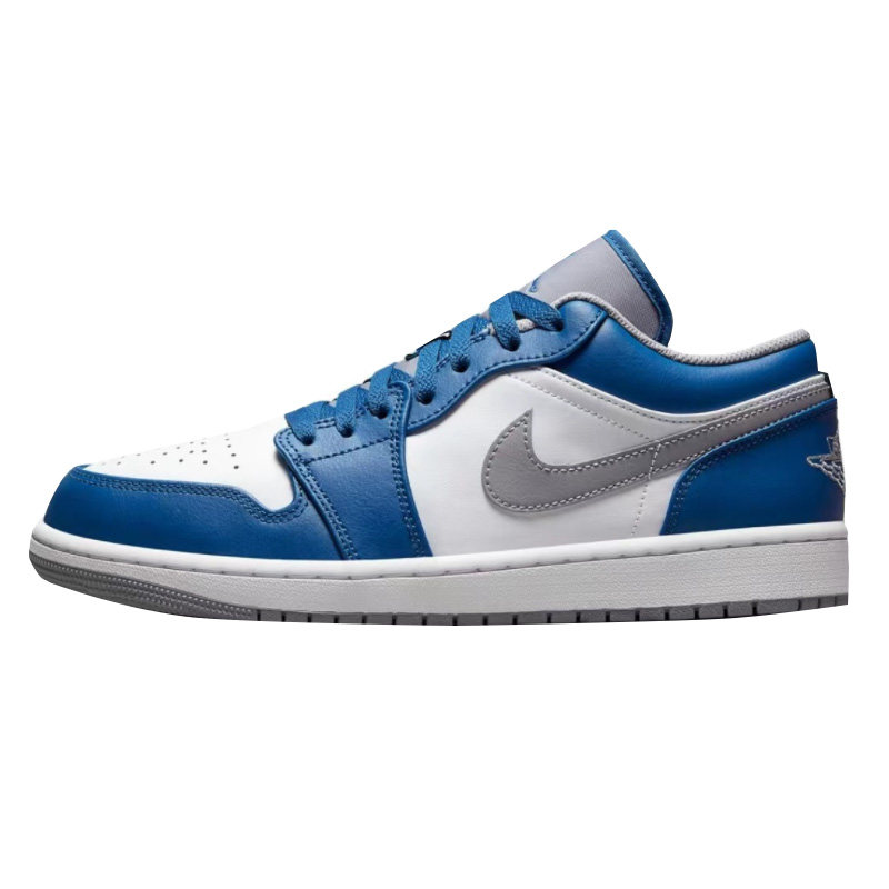 air jordan 1 low aj1白黑红 芝加哥 复古低帮篮球鞋男553558_十块购