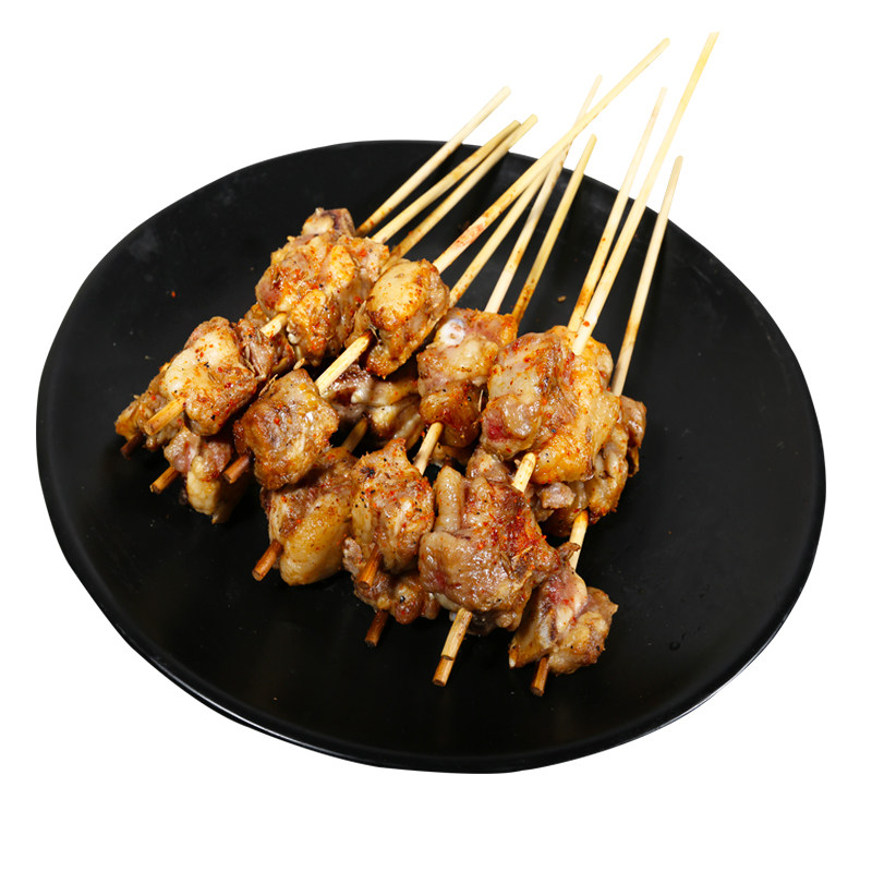 烧烤柒鲜新鲜羊排串羊肉串食材批发烤串400g羊肉串