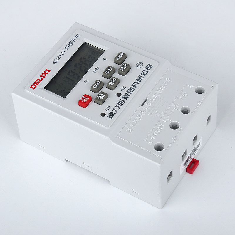 德力西时控开关kg316t路灯定时器220v定时开关380v全自动微电脑
