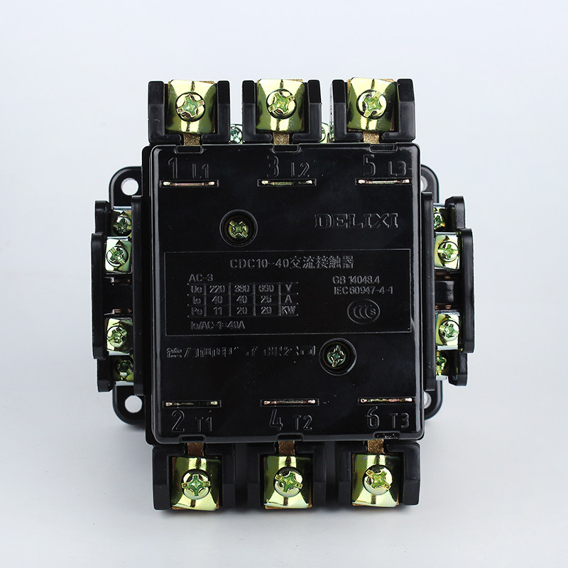 德力西cdc10交流接触器cj10交流器cjt1 220v家用380v三相110v40a - 痕