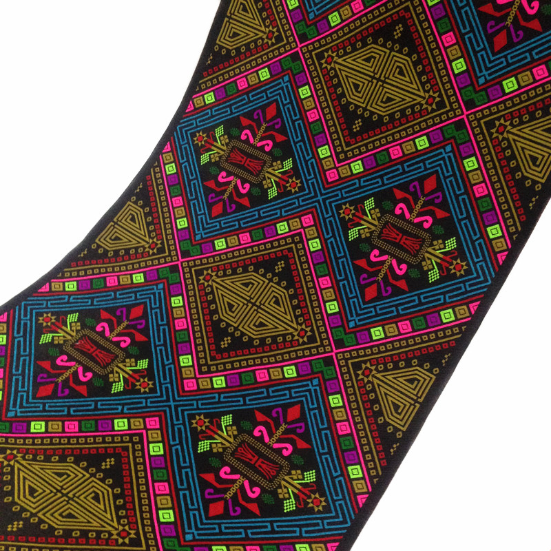 广西壮锦传统万寿花少数少数民族民族风特色40公分壮族花边