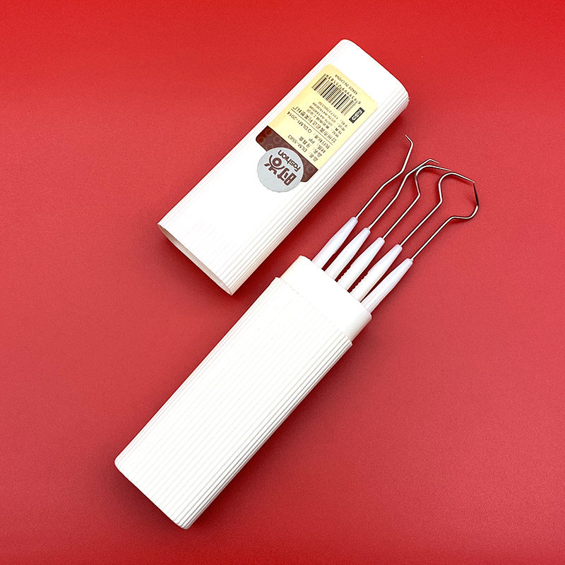 剔牙神器不锈钢探针双头牙钩牙缝清洁牙洞塞牙牙刷