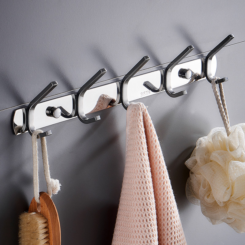 欧式衣帽洗澡间挂衣衣服挂钩卫浴卫生间衣勾一排挂钩