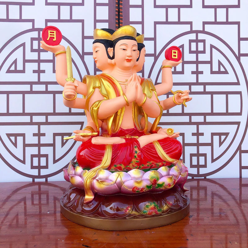 斗姆元神像斗姆星君斗姆元佛像道姥天尊斗姥树脂摆件