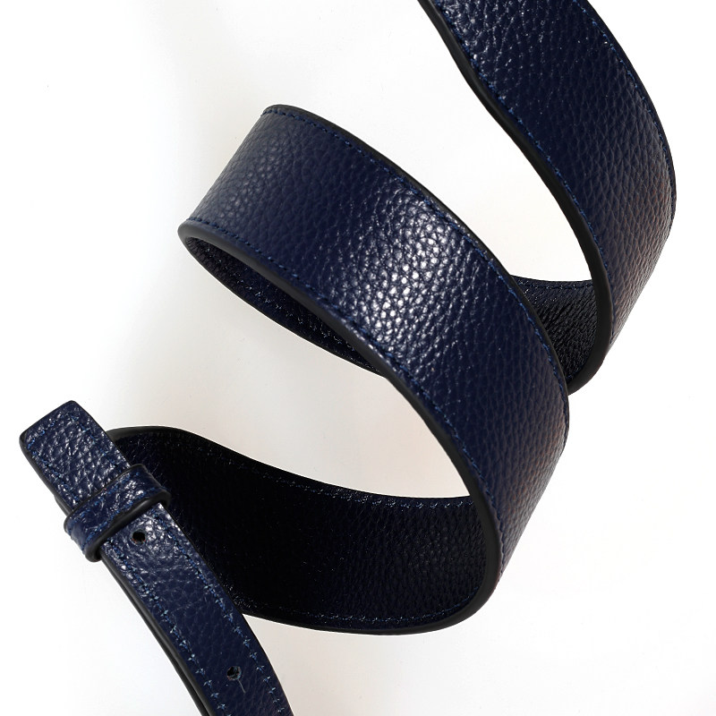 纯牛皮宽肩带包包斜挎肩带加长真皮包带配件斜跨可调节挎包带子女