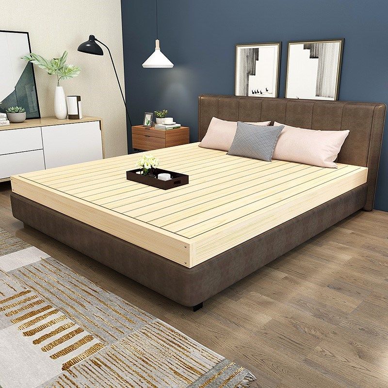 床头箱体低地铺床不带床民双人落地矮床榻榻米床架