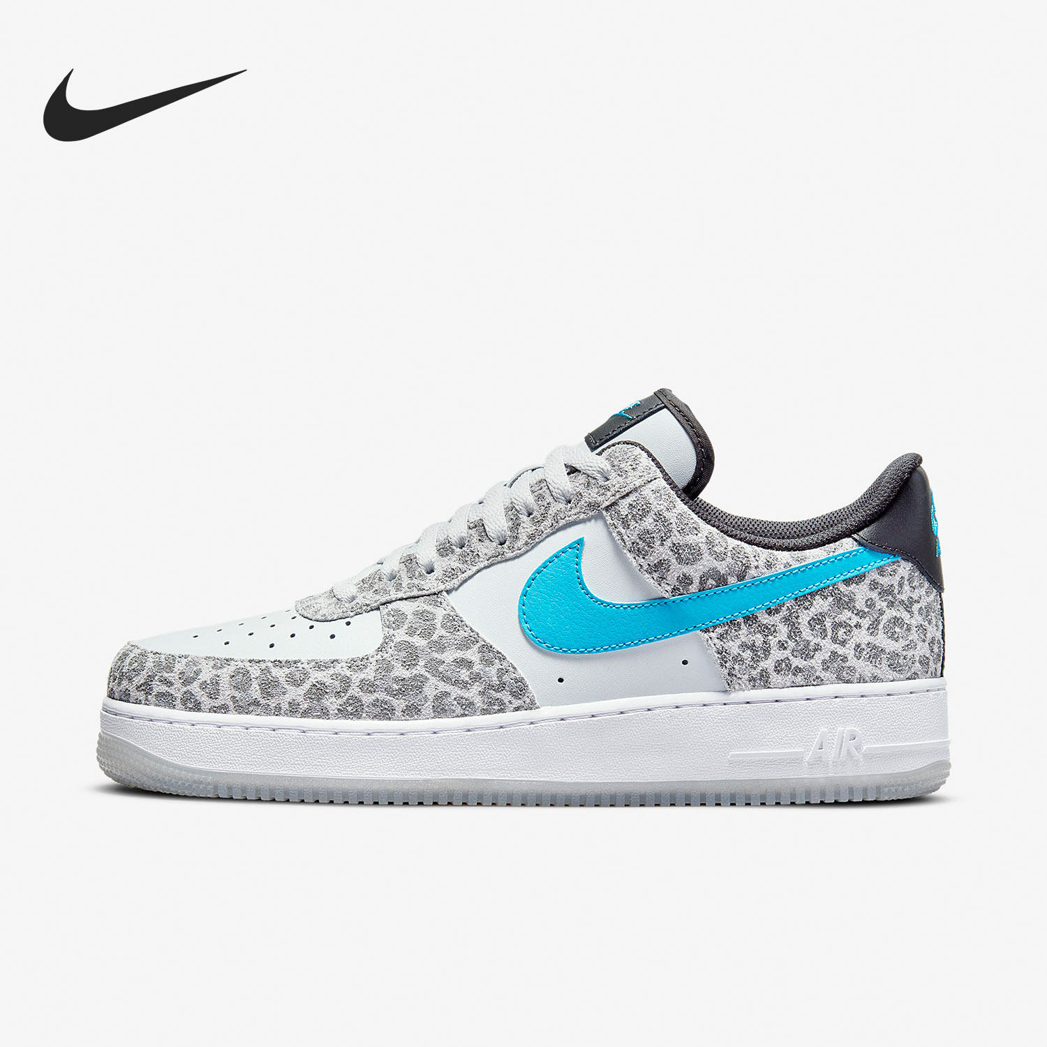 nike耐克正品airforceaf1豹纹空军一号男子板鞋运动休闲鞋