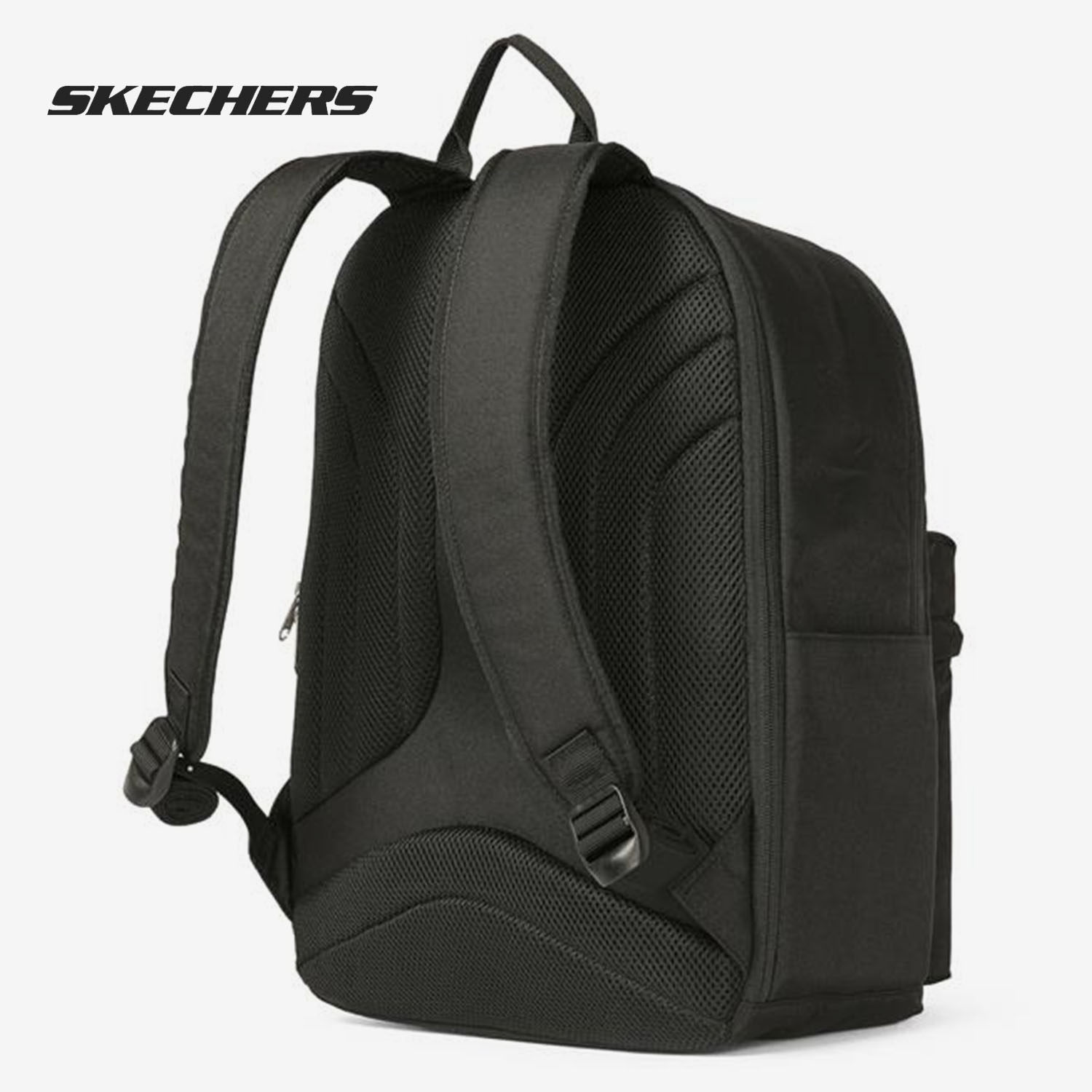 skechers斯凯奇正品男女款时尚logo贴布双肩背包双肩背包