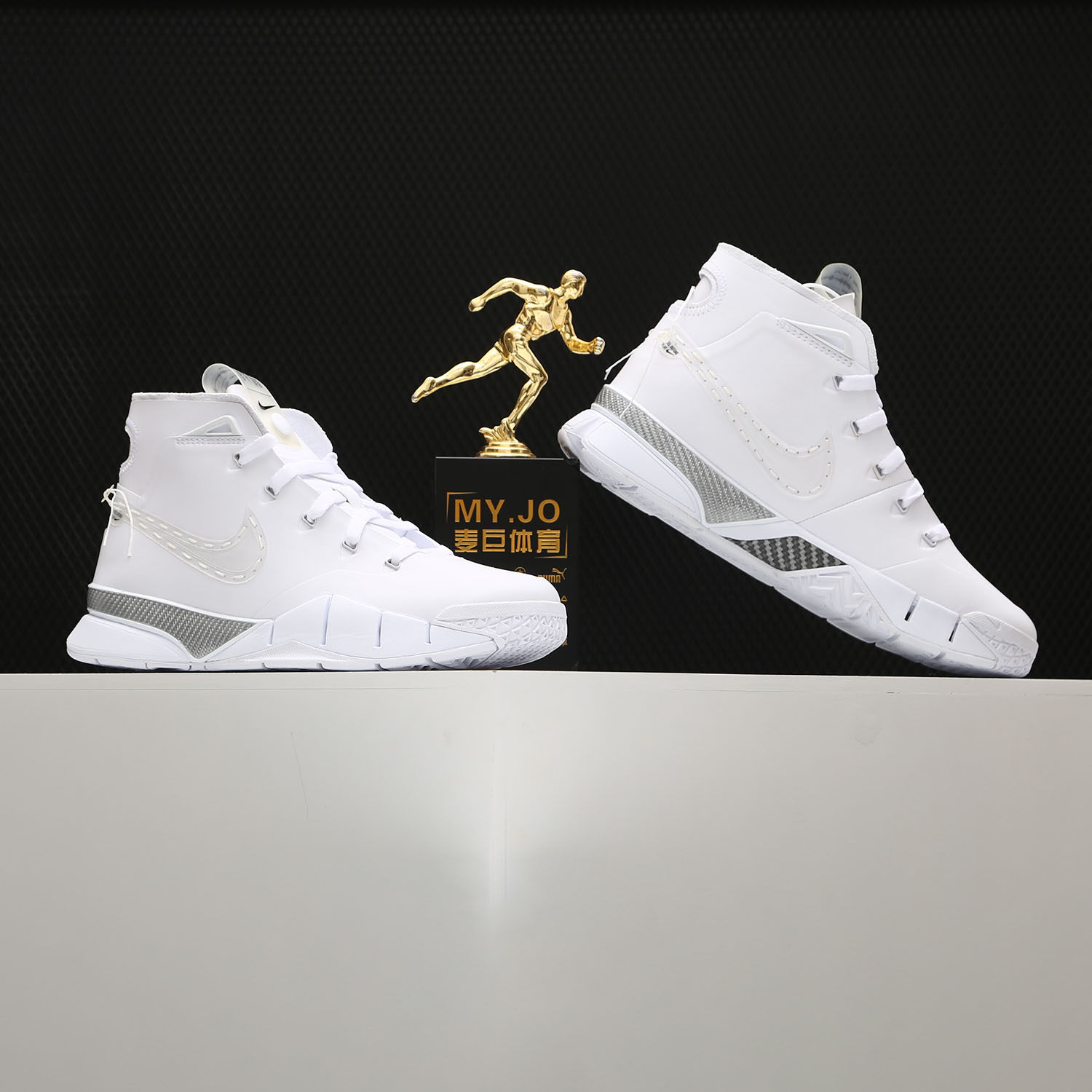 nike/耐克正品 kobe 1 ncxl科比1全白降噪男减震篮球鞋ci9911-110