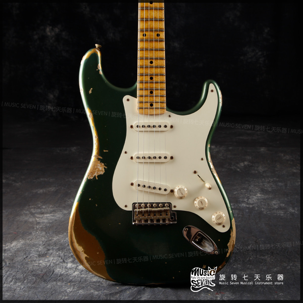 芬达fendercustomshopltdstratrelic做旧款产电吉他吉他电吉他