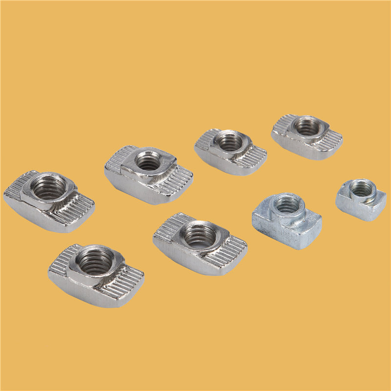 欧标国标螺母铝型材配件20304045船型后置螺帽m3m4m5m6m8螺母