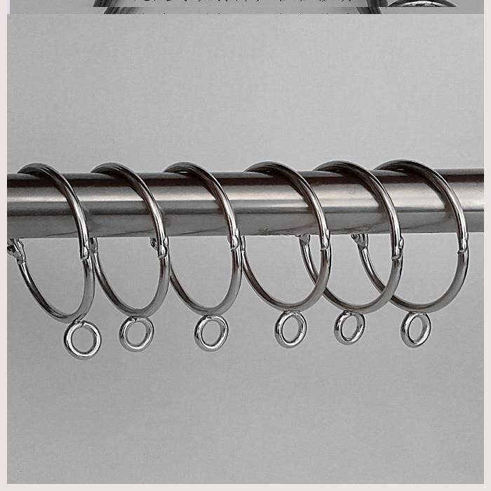 2021窗帘挂钩配件开口挂环吊环加厚活口圈圈窗帘扣