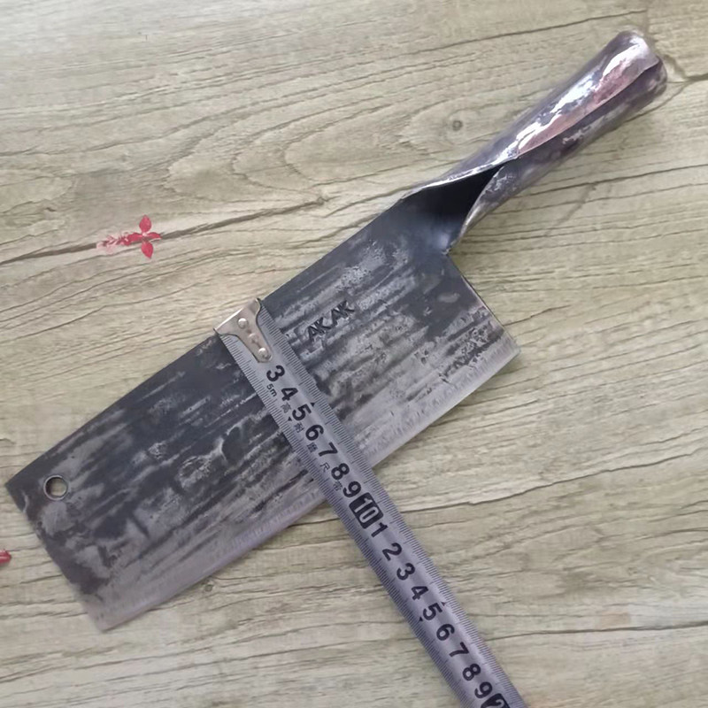 越南手工锻打菜刀商用斩切两用锰钢弹簧钢砍骨刀斩骨刀