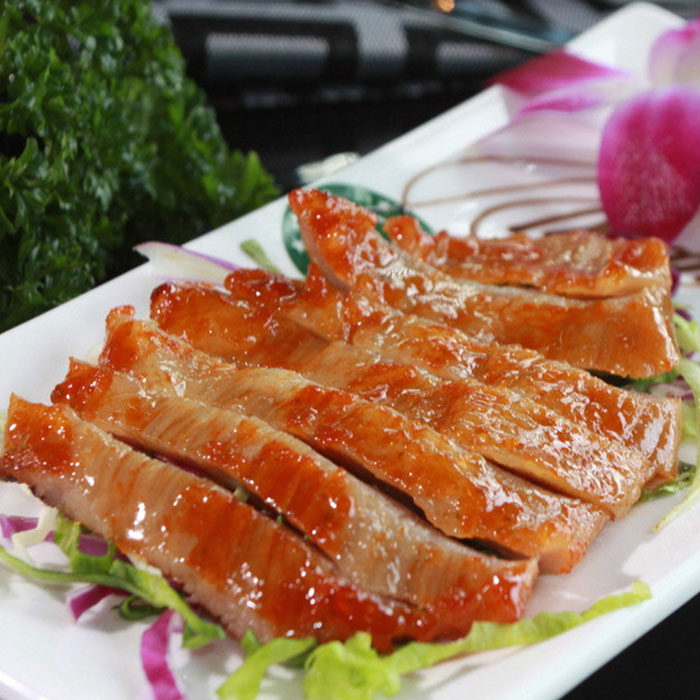 志浩炭烧猪颈肉酒店食材冷冻半成品腌制快餐外卖食材广东4包包邮