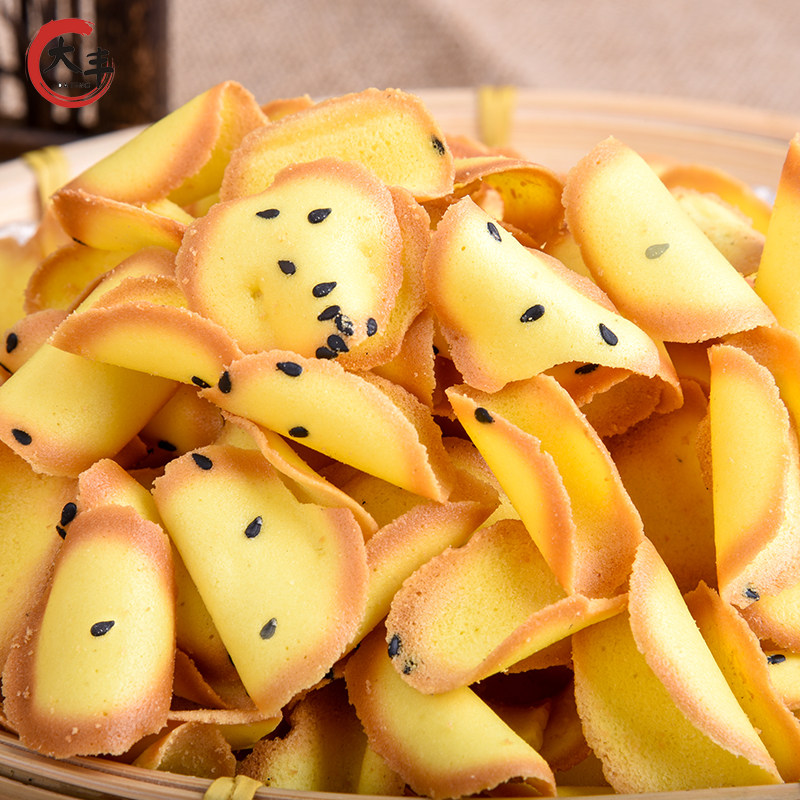 鸡蛋大丰土鸡煎卷罐包装蛋卷宁波特产芝麻手工蛋卷饼干