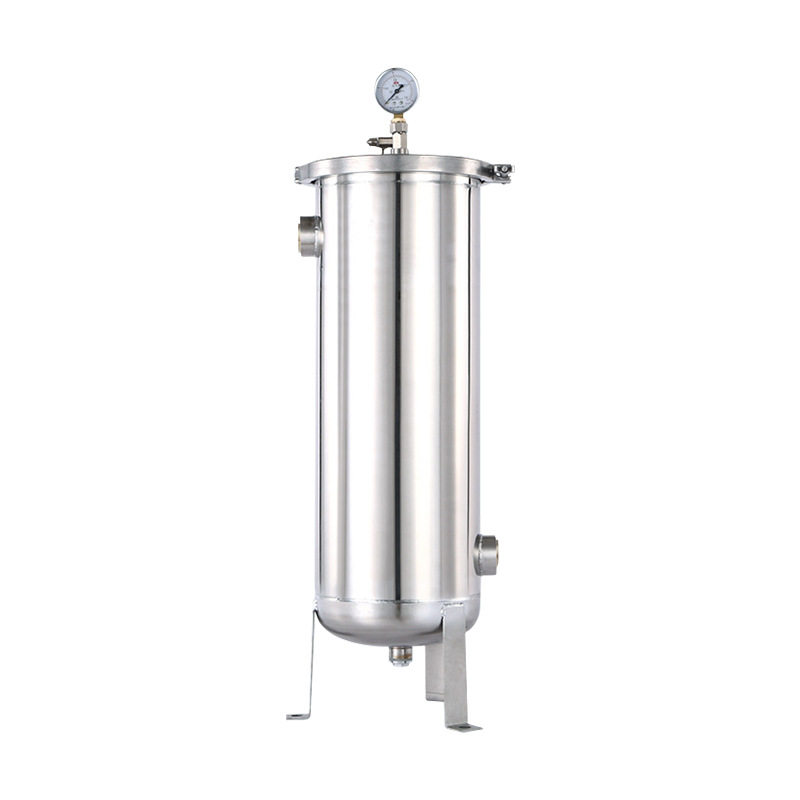 小型袋式过滤器dn50工业精密304不锈钢净水器地下井水泥沙净化器