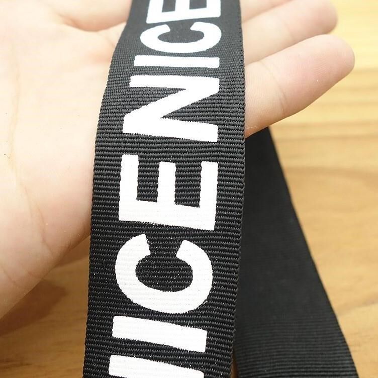 黑白条纹织带英文字母服装辅料衣服装饰飘带带子丝带