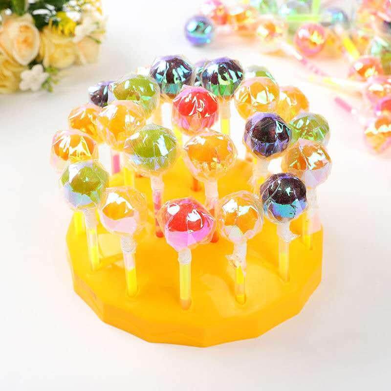 万和荧光棒糖发光棒棒糖120支大桶桶装年货糖果糖果