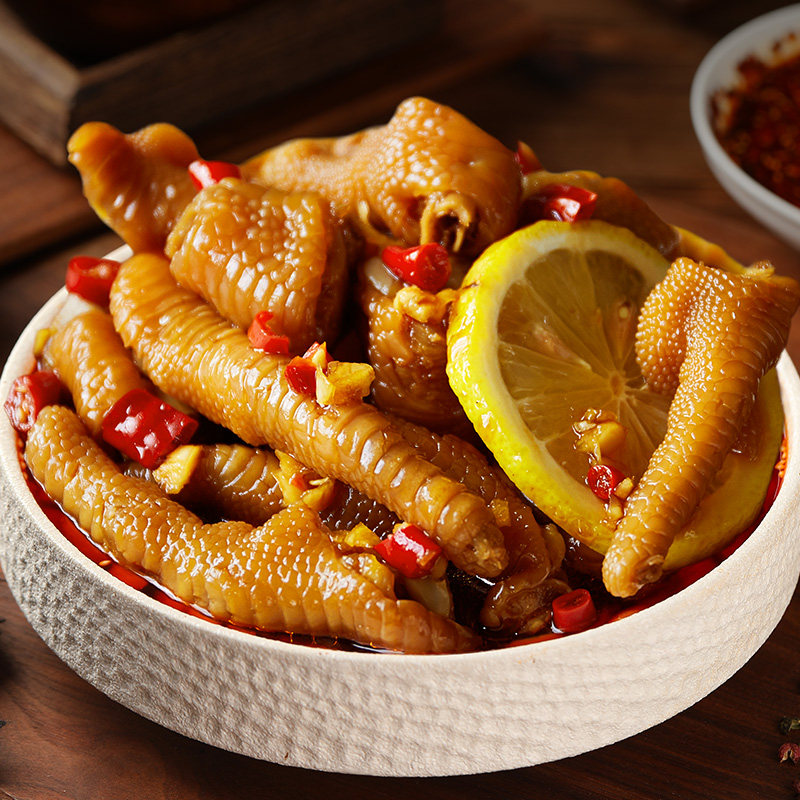 臻鲜网红柠檬无骨鸡爪风味汁