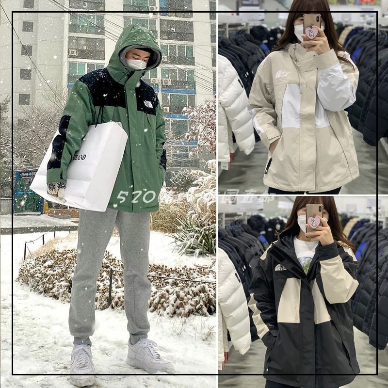 韩国TheNorthFace北面 22春男女防风外套户外冲锋衣NJ2HM09/N09