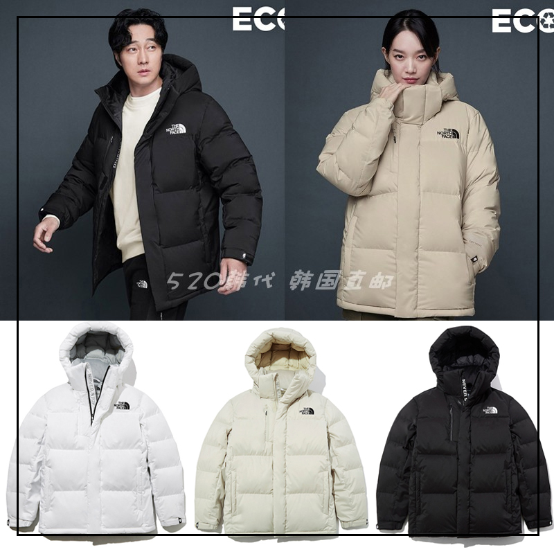 韩国TheNorthFace北面 20苏志燮申敏儿同款鹅绒羽绒服L70/M72