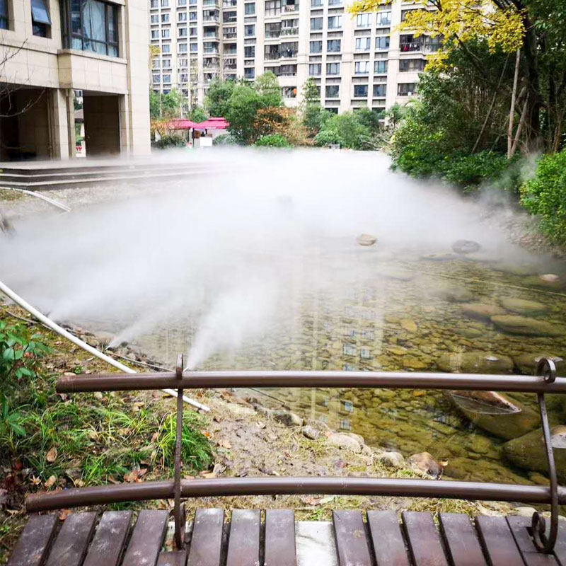 人造雾主机冷雾雾森系统高压雾化泵园林景观造景喷雾设备厂房加湿