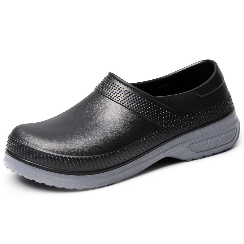 厨师鞋男防滑厨房工作鞋防油防水夏季食堂餐厅工装鞋