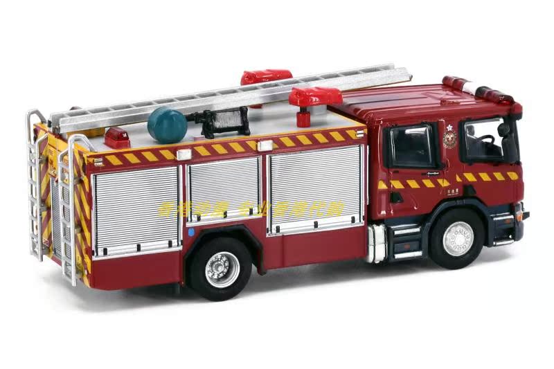 tiny微影 1/76 香港消防处斯坎尼亚消防车 泵车 f410牛池湾分局