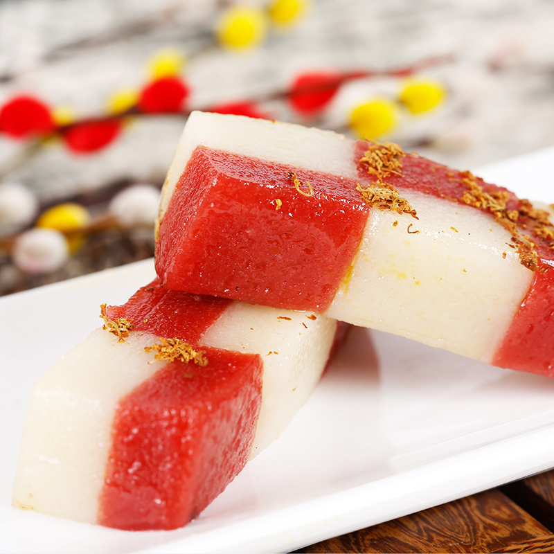 重阳传统老式前街团葑门年糕黄富兴桂花蜜糕特产传统中式糕点