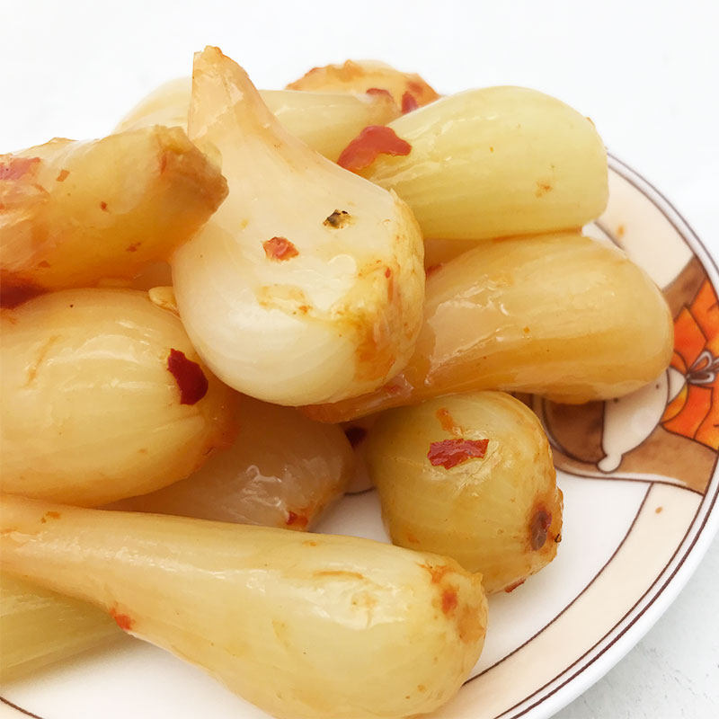 热卖 酸辣藠头微甜新鲜腌制荞头下饭菜泡菜水晶乔头教头罐装腌制