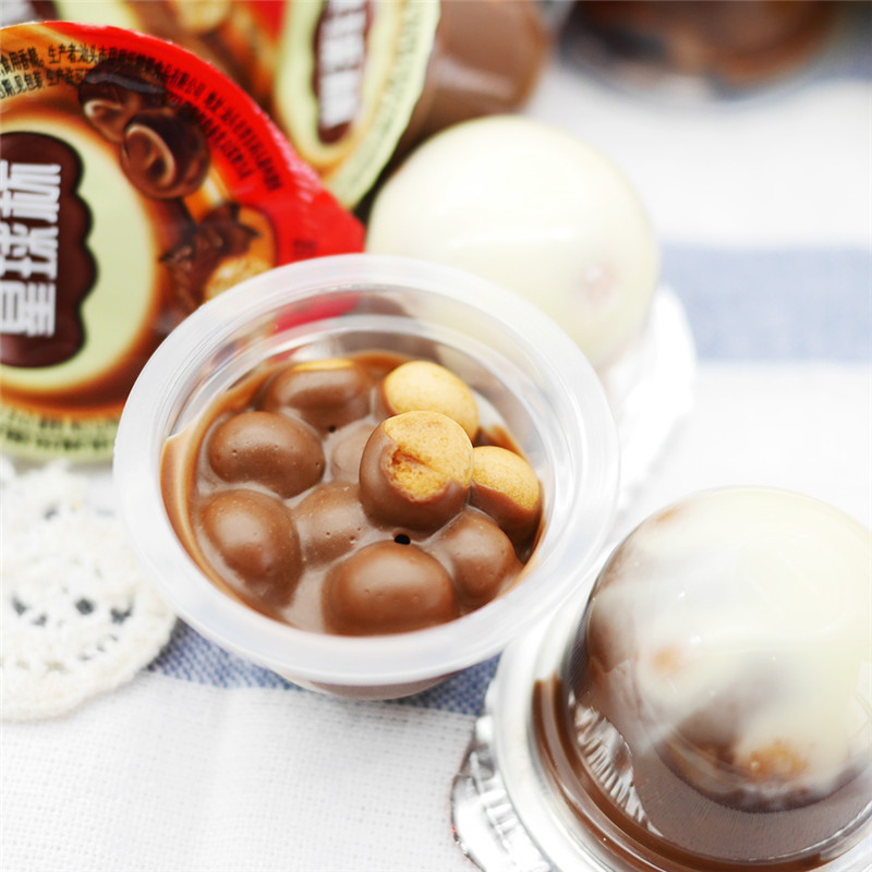 星巧杯巧克力巧乐杯桶装夹心饼干零食老式大杯