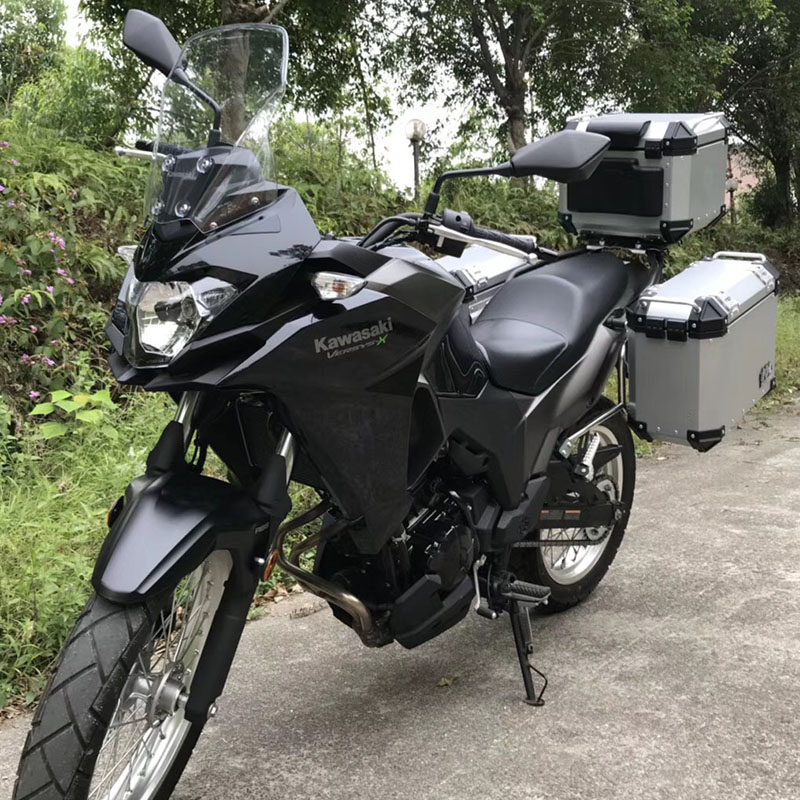 成威川崎异兽versysx300改装金边尾箱三箱支架摩托车尾箱