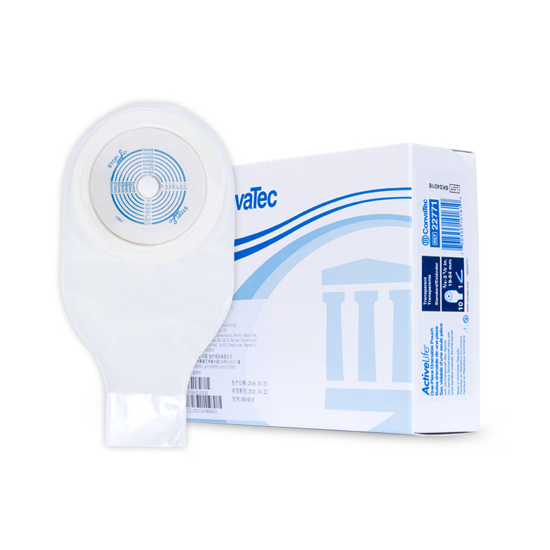 送封口夹】康维德造口袋22771舒易一件式透明肠路造口大便造瘘袋