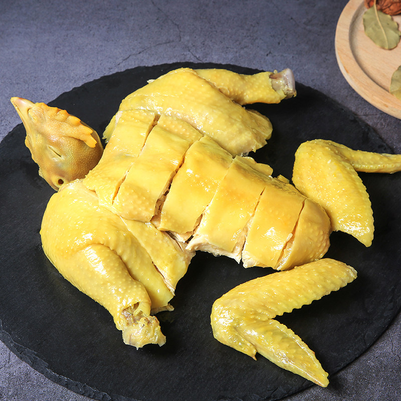 味白切鸡广东正宗白斩鸡熟食即食美食口水800g鸡熟食