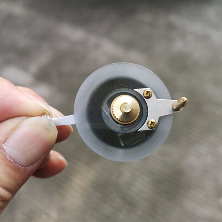 台州传统轮鱼线轮迷你手竿放线轮长竿短线轮手摇亚克力轮带泄力轮