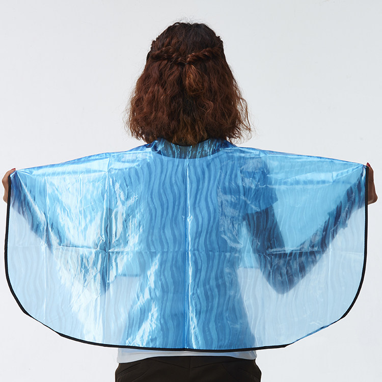 理发专用加大美发披肩透明防油垫肩洗头防水理发围布