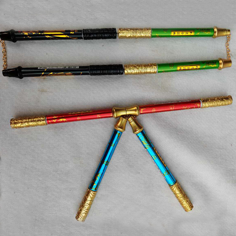 创意如意金箍棒网红塑料转转笔双截棍可写字减压中性笔