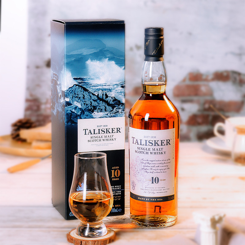 威士忌行货泰斯卡10年700ml英国talisker苏格兰单一麦芽威士忌