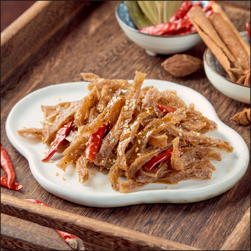 魔芋150g麻辣香辣片丝条湖南特产咂嘴现炒手工素肉