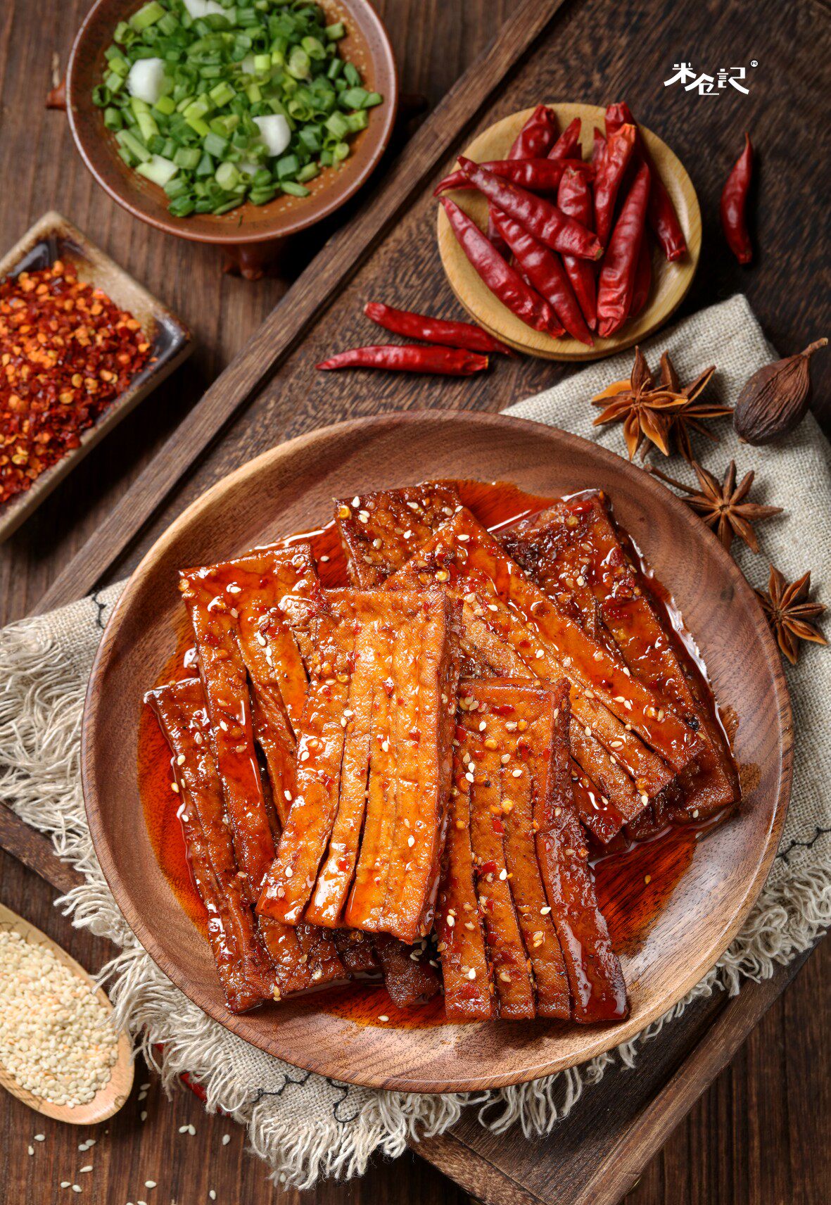 湖南特产冷水江新化特色麻辣兰花豆干白溪麻辣划条豆腐干独立包装